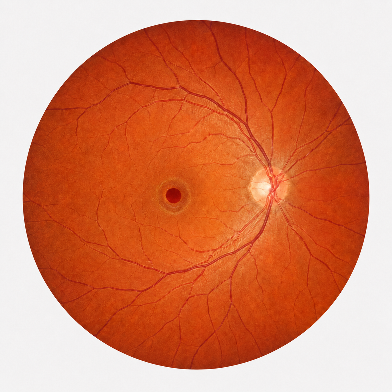 Macular hole fundus image
