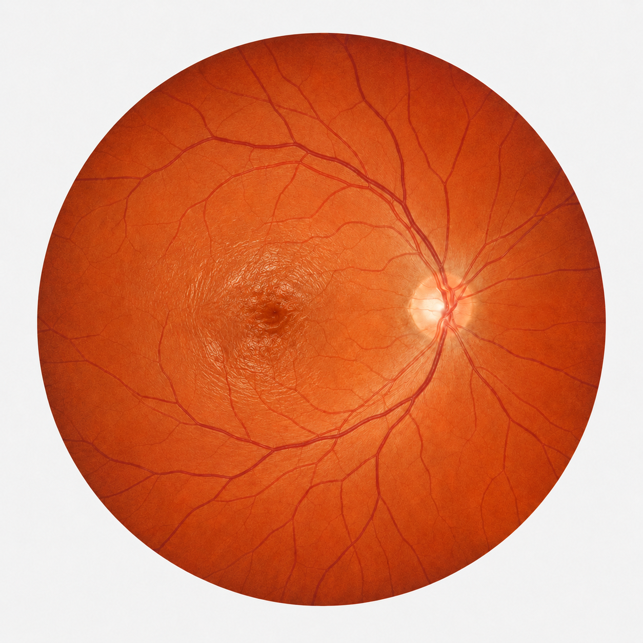 Macular pucker fundus image