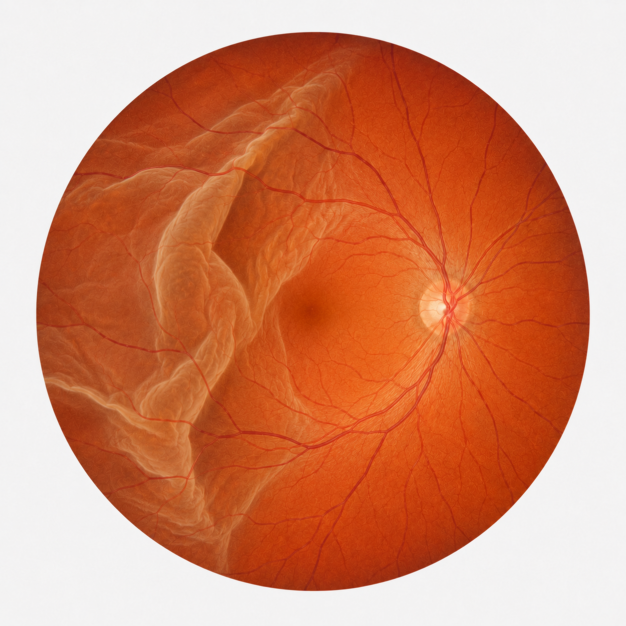 Retinal detachment image