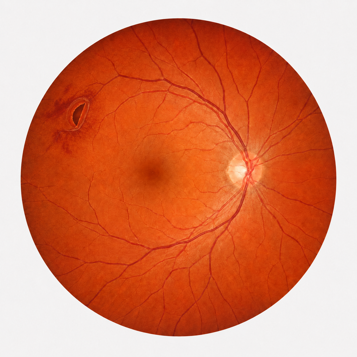 Retinal tear image