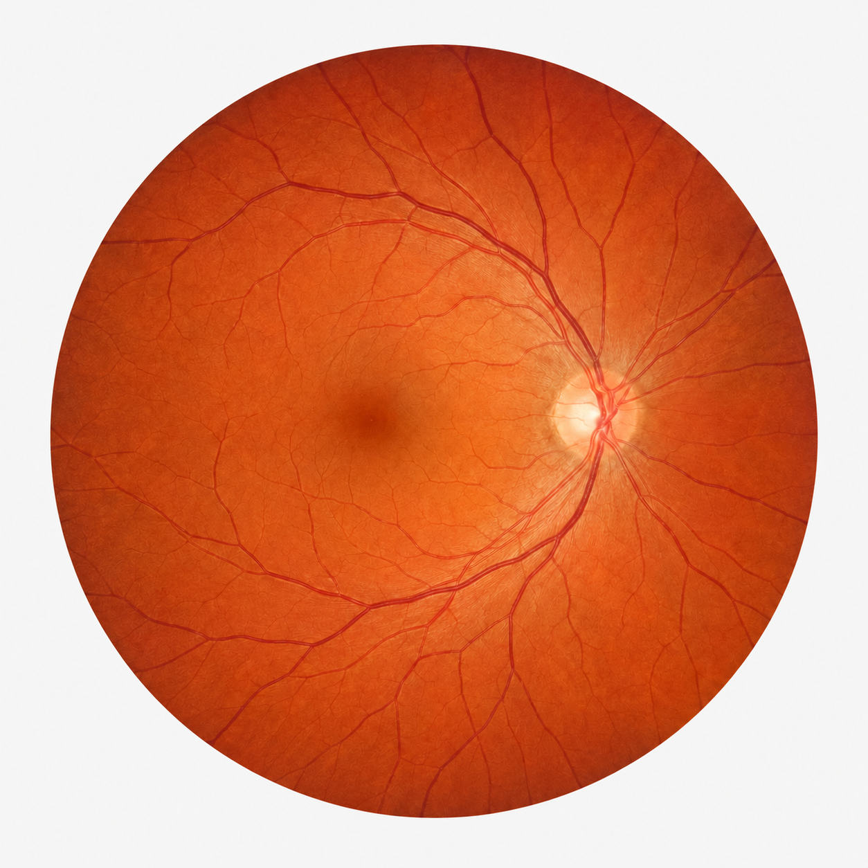 Normal retina image
