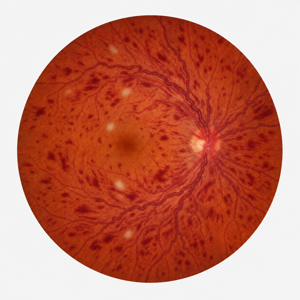 Retinal vein occlusion image